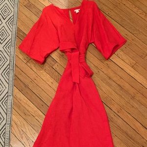 Red Kimono Dress from H&M